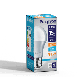 BA13-01523 LED SAIJALICA 15W E27 A65 6400K
