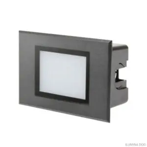 M953011 ZIDNA LAMPA 3W CRNA 4000K IP65