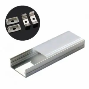 MA617 ALU PROFIL NADGRADNI SET 2M SIVI
