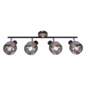 M180140 SPOT LAMPA CRNA 4XE14