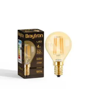 BB37-00410 BRY ADVANCE 4W E14 P45 AMBER