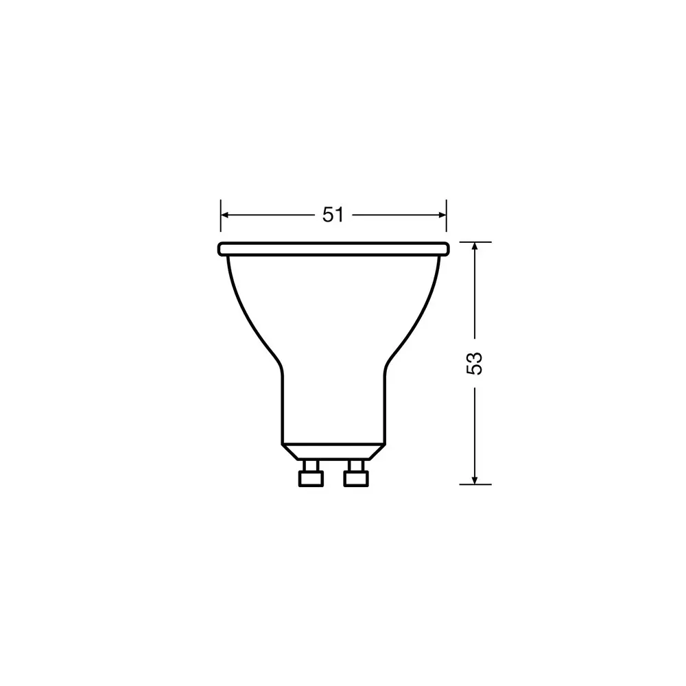 LED SIJALICA OSRAM GU10 6,9W 3000K - Slika 2