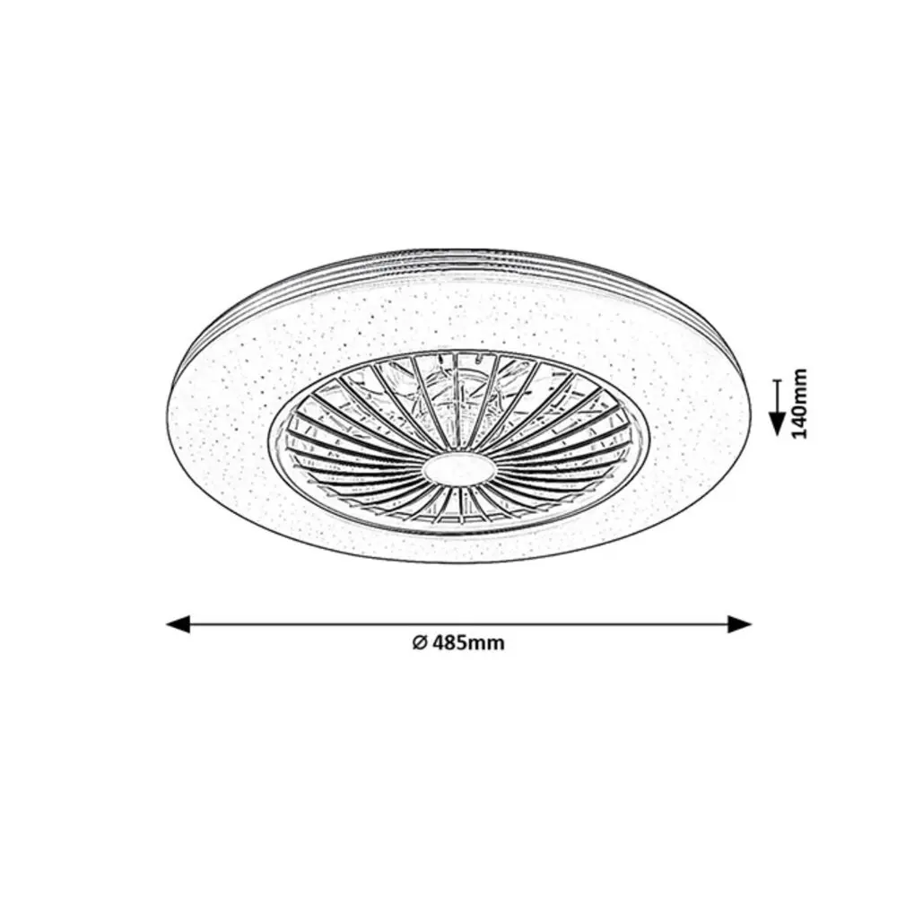 71330 DALFON2 VENTILATOR 48W - Slika 3