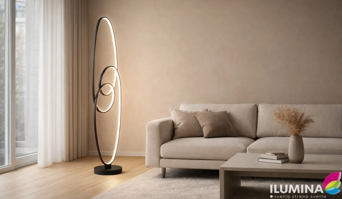 LED podne lampe skulpturalnog dizajna moguu velikoj meri pospešiti ambijentalno osvetljenje u svakoj prostoriji