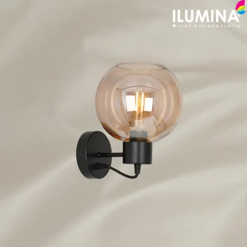PRETO ZIDNA LAMPA E27X1