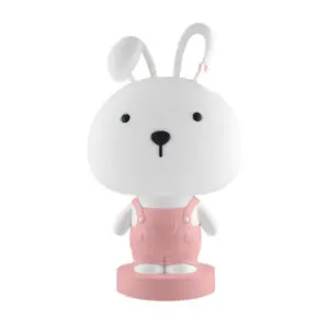STONA LAMPA LED RABBIT PINK