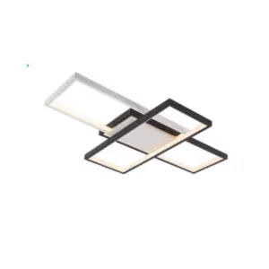 DL1380 LED PLAFOSNKA CRNO-BELA 118W+DALJINSKI 3000-6500K
