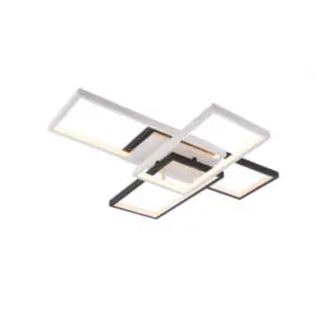 DL1381 LED PLAFONSKA CRNO-BELA 144W+DALJINSKI 3000-6500K