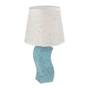 74074 DAYAMI KERAMICKA STONA LAMPA 1XE14 PLAVA