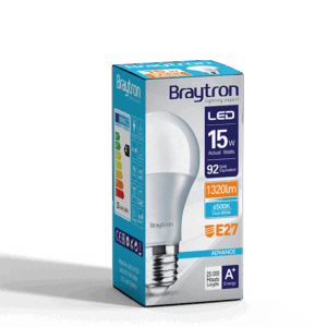 BA13-01523 LED SAIJALICA 15W E27 A65 6400K