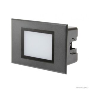 M953011 ZIDNA LAMPA 3W CRNA 4000K IP65