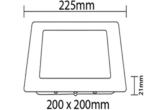 BP02-31830 UGRADNI LED PANEL 18W 6400K - Slika 2