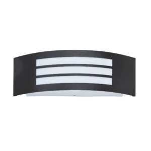 8409 ROMA CRNA  ZIDNA SPOLJNA LAMPA