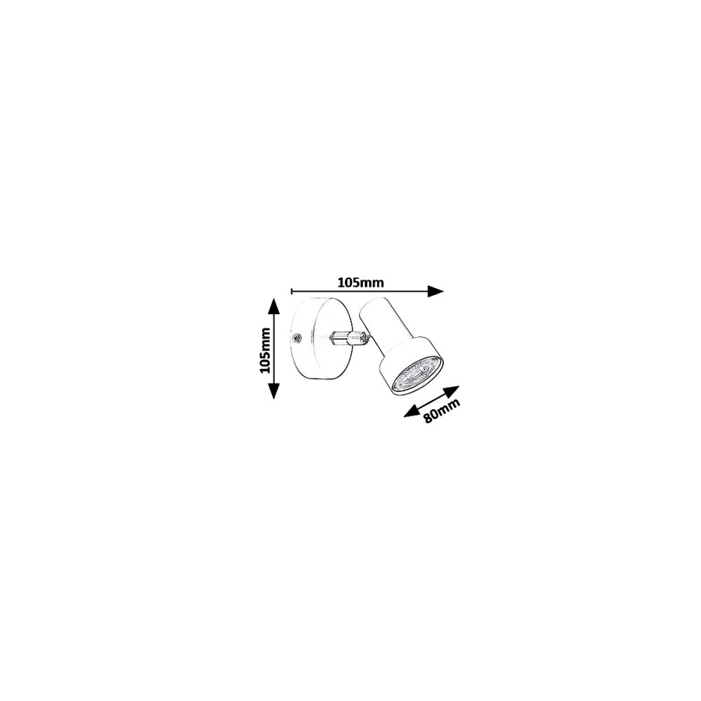 5322 KONRAD SPOT CRNI - Slika 2