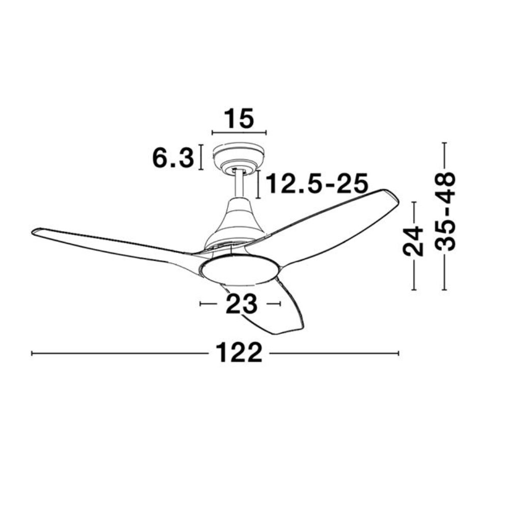 5267302 SAMOA VENTILATOR 40W - Slika 3