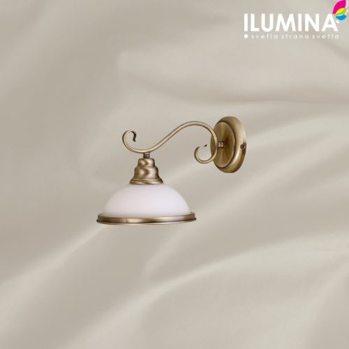 ELISETT ZIDNA LAMPA BRONZA E27X1