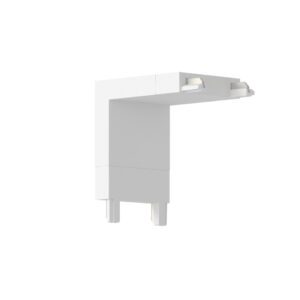 KONEKTOR NADGRADNI MAGNETNI BELI UGAONI SLIM DTT-A-LV L26XW26XH26 NLT-A-LV-W