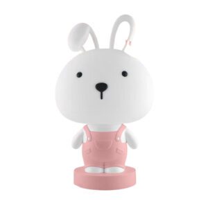 STONA LAMPA LED RABBIT PINK