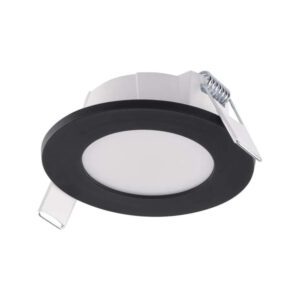 LED PANEL UGRADNI OKRUGLI CRNI  4.5W IP65
