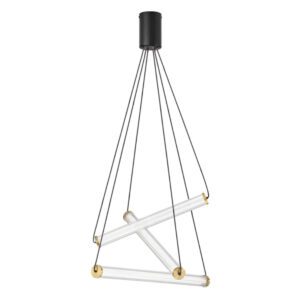 9236447 CLEAR GLASS BRASS GOLD BLACK 33W 3000K